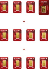 Resim Nadir Gold 24 Ayar 16 Gram Külçe Altın 1 Adet 5 Gram Külçe Altın + 11 Adet 1 Gram Külçe Altın 