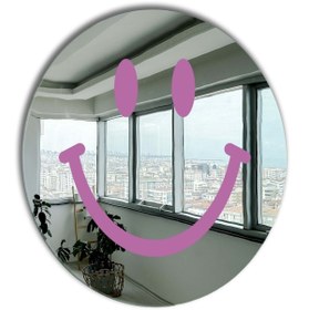 Resim Yuvarlak Ayna, Pinterest Ayna, Renkli Duvar Dekoru, Pinterest Oda Dekoru, Kırılmaz Dekorafif Ayna 