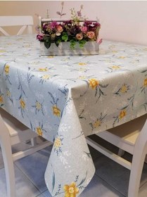 Resim Elyaflı Pvc Muşamba - Desenli Silinebilir Masa Örtüsü 01fnt12103 Renkli 