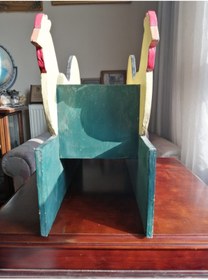 Resim Butik Tülin Otantik El Yapımı Ahşap Tavuk Gazetelik Dergilik 