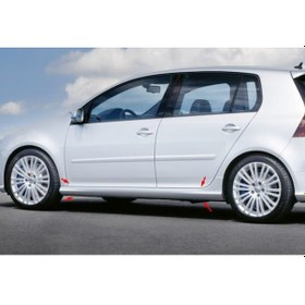 Resim VW Golf 5 Gti Yan Marşpiyel Takımı - Plastik Parlak Siyah 