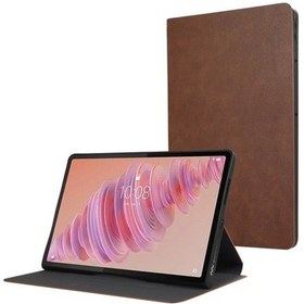 Resim Lenovo Tab Plus 11.5 Pu Tablet Kılıfı Kahverengi Kılıf 