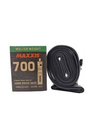 Resim Maxxis 700x23-32 Fv48mm Welter Weight İnce Sibop İç Lastik 2 Adet 