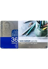Resim Van Gogh Kuru Boya Kalemi 36 Renk Metal Kutu No Color 
