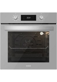 Resim Silverline BO6504S01 - CS5343S01 Gri Cam Ankastre Set 