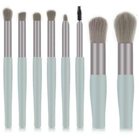 Resim İzla Makyaj Fırçası Kiti 8li Yeşil 