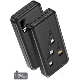 Resim Powerway TX209 20.000 mAh Kablolu Dijital Göstergeli Powerbank 