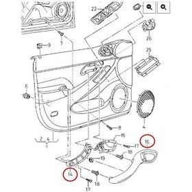 Resim 2 X Seat Leon 1m 99-06 İç Kapı Çekme Kolu Siyah Ön Sol-sağ 