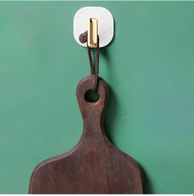 Resim 2li Yapışkanlı Retro Askılık Dolap Kapak Kulpu Beyaz 5440 Çok Renkli 