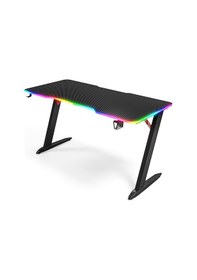 Resim Thunder Rgb Aydınlatmalı Oyuncu Masası Siyah 