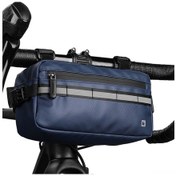 Resim Jeemson Çok Amaçlı Bisiklet Çantası - Yol Ve Şehir Bisikletleri İçin Pratik Göğüs Askılı Mavi Bisiklet Çantası Mavi 