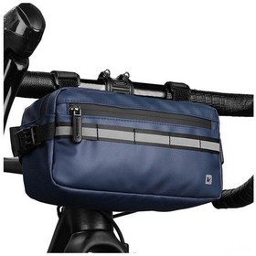 Resim Jeemson Çok Amaçlı Bisiklet Çantası - Yol Ve Şehir Bisikletleri İçin Pratik Göğüs Askılı Mavi Bisiklet Çantası Mavi 