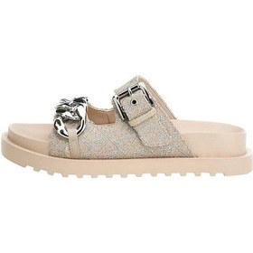 Resim Beige / Silver Kadın Guess Footwear Dress Kadın Sandalet FL6FATFA 