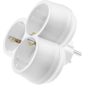 Resim ŞANLED 3'lü Topraklı Papatya Golyat, Üçlü Priz Çoğaltıcı 2 Adet 