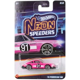 Resim Hot Wheels Neon Yarışçılar 71 Porsche 911 HLH72-JKY00 