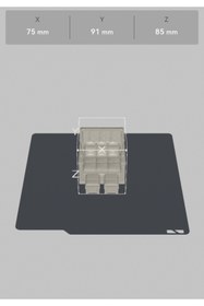 Resim shop Detaylı Plaj Şezlongu (Strandkorb) Minyatür Figürü (3D Baskı) 