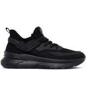 Resim Derimod Zero Men's Black Lace-Up Thick-Sole Fabric Sneaker Derimod