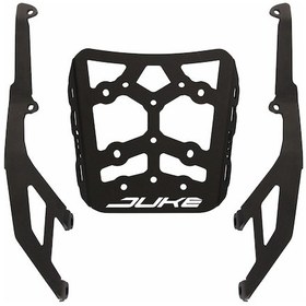 Resim GP Kompozit KTM Duke 250 / 390 2024 Uyumlu Arka Çanta Demiri Siyah 