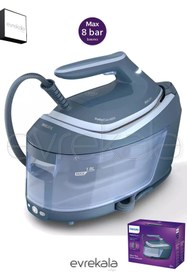 Resim Philips Evrekala Buhar Kazanlı Ütü Basınçlı New Series Iron Perceftcare -Yetkili Evrekala- 8 Bar Basınçlı 