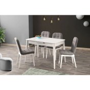 Resim Erezoğulları Mobilya Açılır Mdf Mutfak Masa Sandalye Takımı 70X110CM 