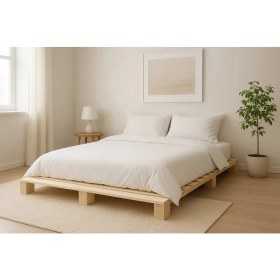 Resim Pinoxi Ahşap Platform Karyola 160 x 200 cm 