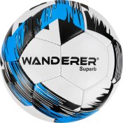 Resim Wander Wanderer Super B Dikişli 4 No Futbol Topu Mavi 
