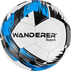 Resim Wander Wanderer Super B Dikişli 4 No Futbol Topu Mavi 