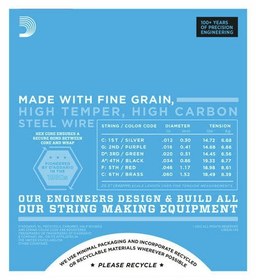 Resim D'Addario EXL148 XL Nickel Elektro Gitar Teli - Extra Heavy (12-60) 