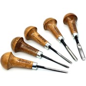 Resim NAREX 868300 Profi Linol Avuç Içi Ahşap Oyma Seti 5 Parça 