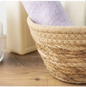 Resim Porsima 15292 Yuvarlak Hasır Sepet Düzenleyici Ekmeklik - Cappucc 