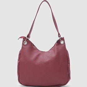 Resim Shule Bags Valerie Oval Omuz Çantası Bordo Bordo 