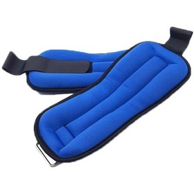 Resim Neopren Kumaş Kum Ağırlık El Ayak Ağırlığı 1 KG Mavi 