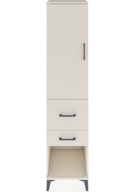 Resim Hyperion Dolap 3 Raflı 2 Çekmeceli Tek Kapaklı 44x44x195 Aytaşı-aytaşı Aytası 