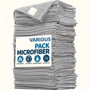 Resim 10 adet Mikrofiber Temizlik Bezi Seti - Ultra Yumuşak, Hızlı Kuruyan, Süper Emici, Çiziksiz Çok Amaçlı Bezler Banyo, Araba ve Ev Temizliği İçin 