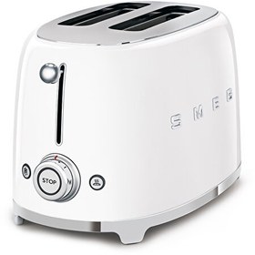 Resim Smeg TSF01WHEU 1x2 Beyaz Ekmek Kızartma Makinesi 