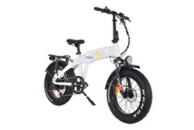Resim Citycoco Fatbike 250 W Beyaz Katlanır Elektrikli Bisiklet 