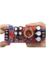Resim Alkatronik 1200W Voltaj Yükseltici Modül 83V 12A Akım Voltaj Ayarlanabilir Led Sürücü Dc Çevirici Regülatör Güç 
