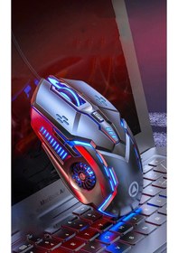 Resim TechTic G5 Mekanik E-Spor PUBG RGB Oyun Gaming Mouse 