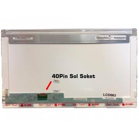 Resim 17.3" Led Laptop Ekranı - 40 Pin - Sol Soket 1600X900 