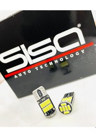 Resim T10 Led 26 Ledli W5w Canbus Metal Ultra Power Yeşil Park Plaka Tavan Ampulü 