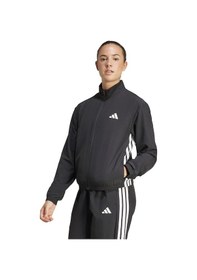 Resim Black/whıte Adidas Kadın Koşu - Yürüyüş Eşofman Üstü We 3s Woven Jkt Jd6539 Siyah 