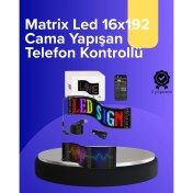 Resim Kayan Yazılı Rgb LED Tabela USB Bağlantılı Esnek ve Hafif Işıklı Ekran Paneli 