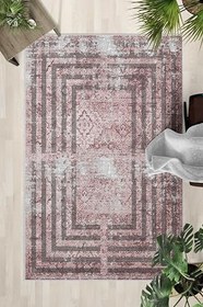 Resim Monnhein Yıkanabilir Halı ve Yolluk - Kaymaz Tabanlı Salon Halısı, Mutfak Halısı, Modern Dijital Baskı Tasarım (0476) 