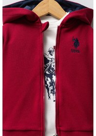 Resim U.s. Polo Assn Erkek Bebek Bordo Takım Usb2564-c-v1 Bordo 