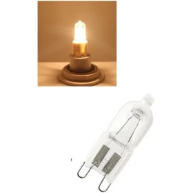 Resim Osram Halojen Ampul G9 Duy 35W (40W) Sarı 2800K Işık Renkli 460 Lümen Güç Tüketimi 