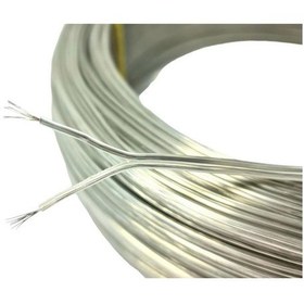 Resim electroon 2x0.22mm Şeffaf 7Telli Kalaylı Montaj Kablosu 100mt 