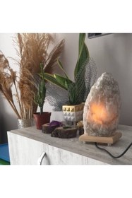 Resim Ankaflex 2-3 Kg Orjinal Çankırı Kaya Tuzu Lambası Havadaki Tozları Bakterileri Temizleyen Tuz 