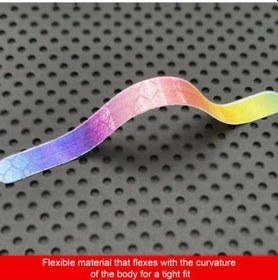 Resim 20 Adet Araba Çıkartmaları Renkli Tekerlek Göbeği Reflektörler Güvenlik Dekorasyon İçin Şık Kişilik Araç Çıkartmaları C 