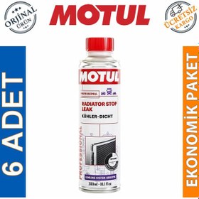 Resim Motul Radiator Stop Leak 300 ML Radyatör Çatlak Tıkayıcı 6 Adet 