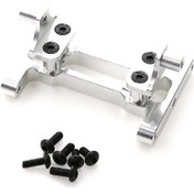 Resim Monyee Tamıya 1/14 Kamyon Rc Modeli İçin Alüminyum Arka Vurgu Demiri - Gümüş Renkli, Dayanıklı Metal Aksesuar 6 Vida İle 